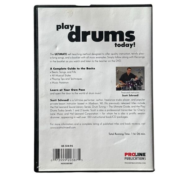 Play Drums Today Instructional DVD Proline Publications - Picture 2 of 6